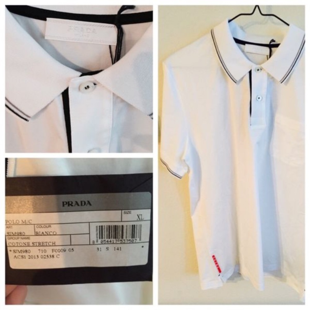 Men's brand new Prada Polo