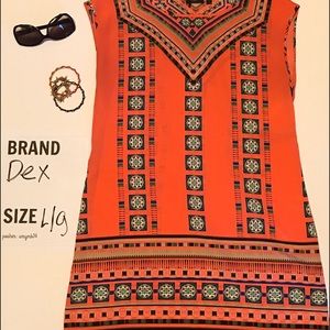 Super cute coral print dress!