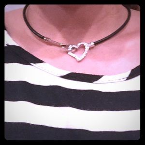 Hook and heart Necklace