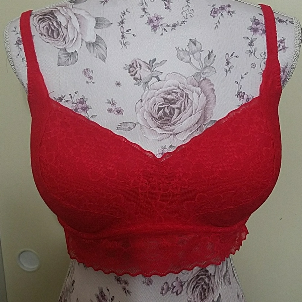 NWOT PINK VICTORIA'S SECRET LG (DD) BRALETTE