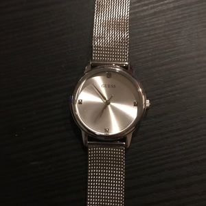 Silver Mesh Minimalist Watch