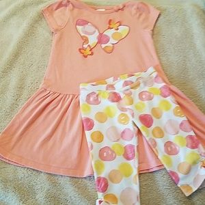 Gymboree Toddler Girls Capris Outfit 3T