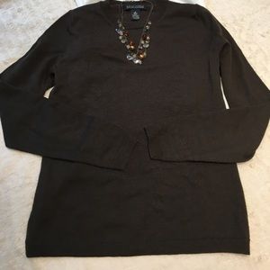 Banana Republic Merino Sweater - Deep brown