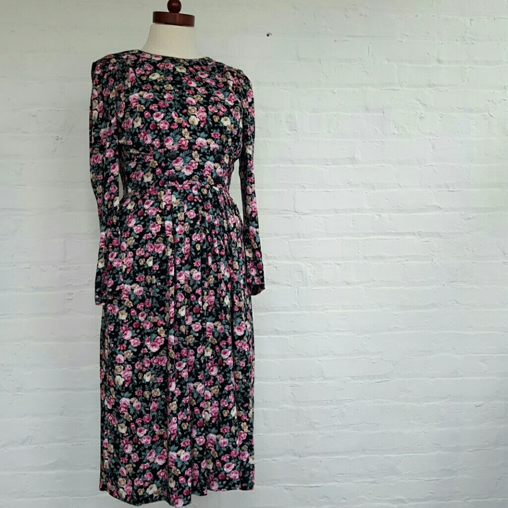 Vintage Floral Dress