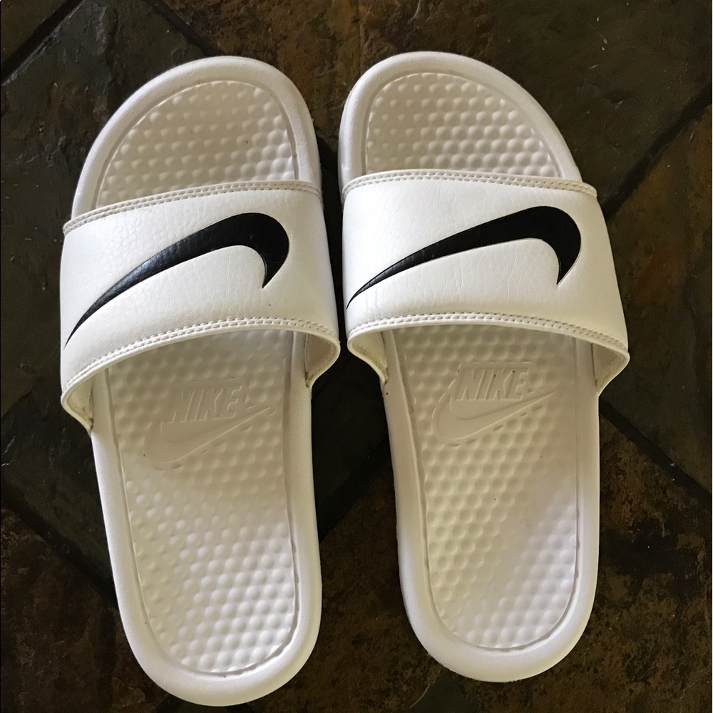 Nike slip on sandals