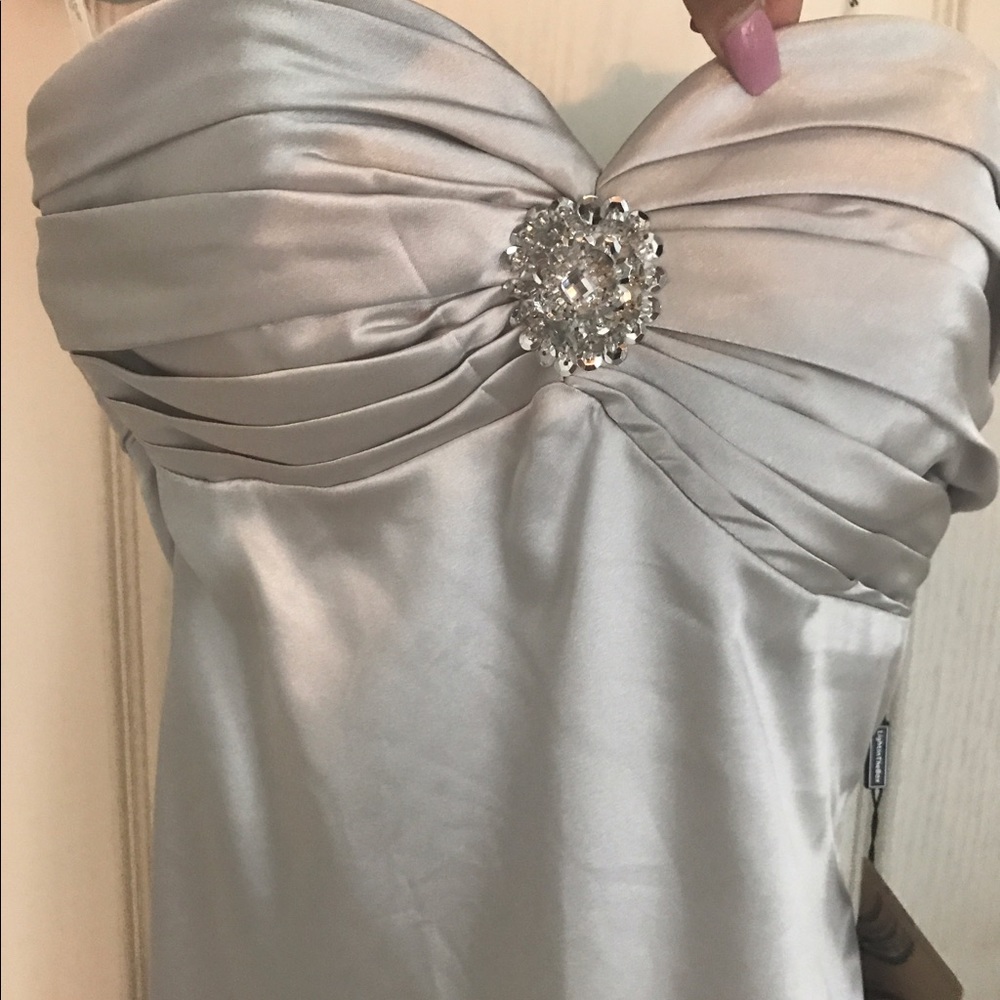 Silver elegant dress