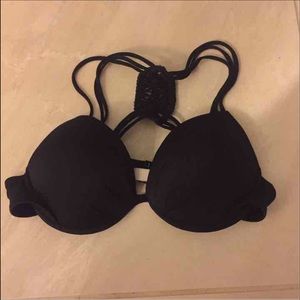 Swimsuit top with crotchet back