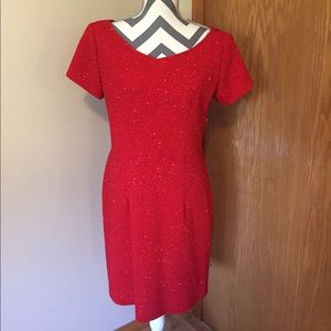 Vintage Red Sequin Dress / Jeffrey & Dara
