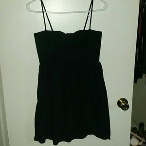 Black corset dress