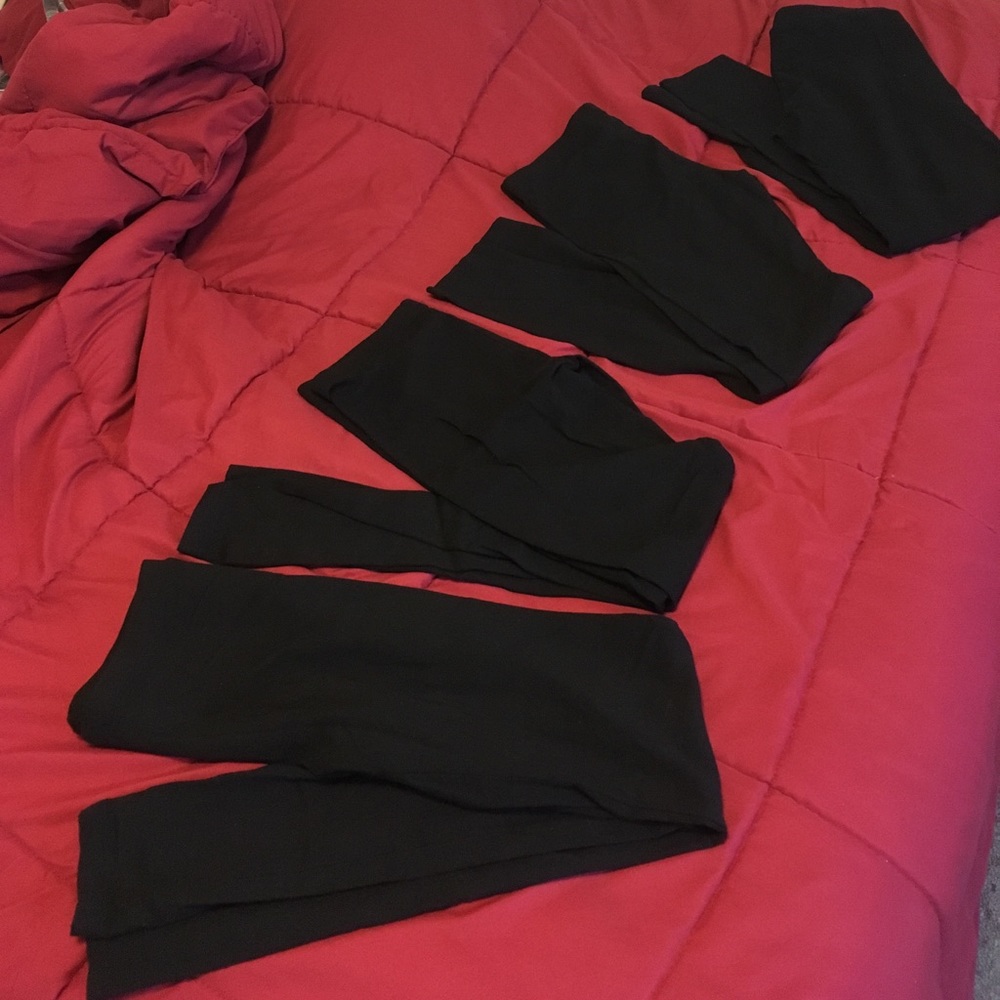 4 pair leggings NWOT