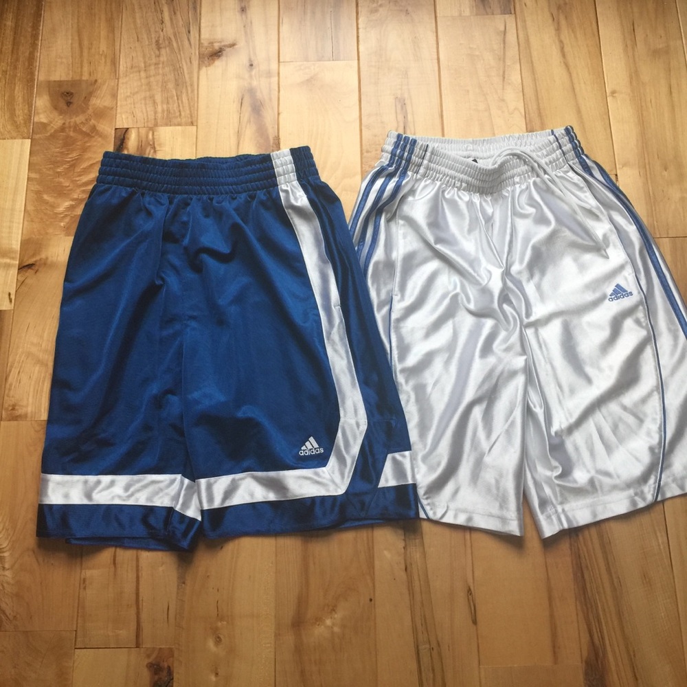 2 for $ 6 adidas shorts .  Size medium