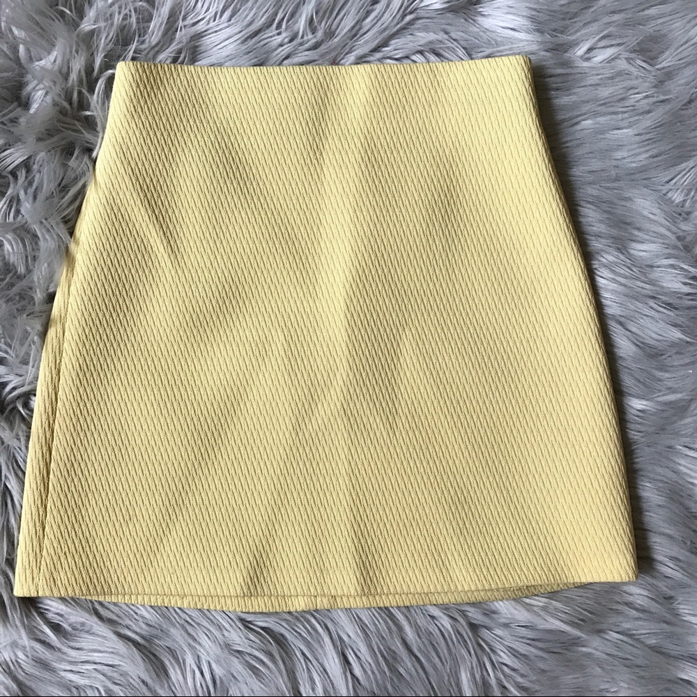 Yellow A-Line Zara Skirt