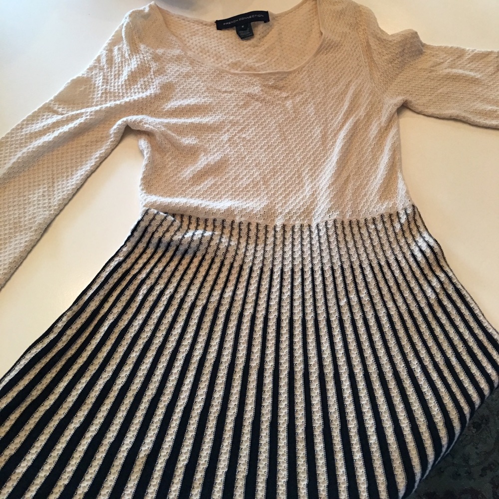 French Connection light knit swing dress