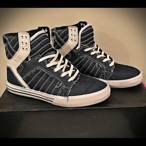 SUPRA Skytop Dark Denim & White with Box
