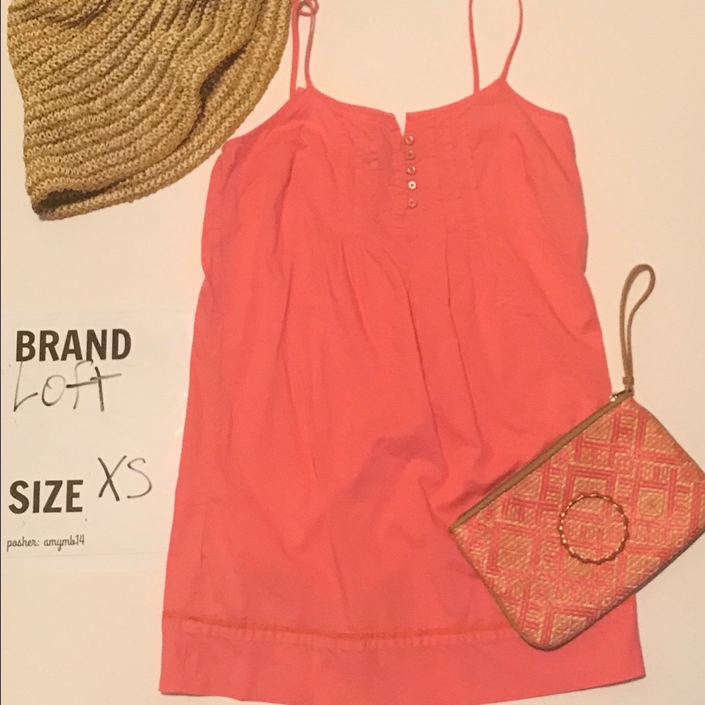 Pink summer dress from Loft