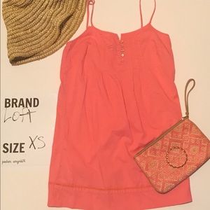 Pink summer dress from Loft