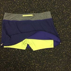 SALE {MPG} Stripped running skirt/skort