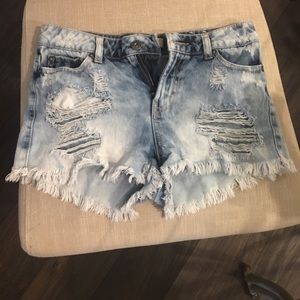 High waisted shorts