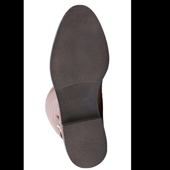 Franco Sarto dark brown tall leather riding boot - Picture 5 of 8