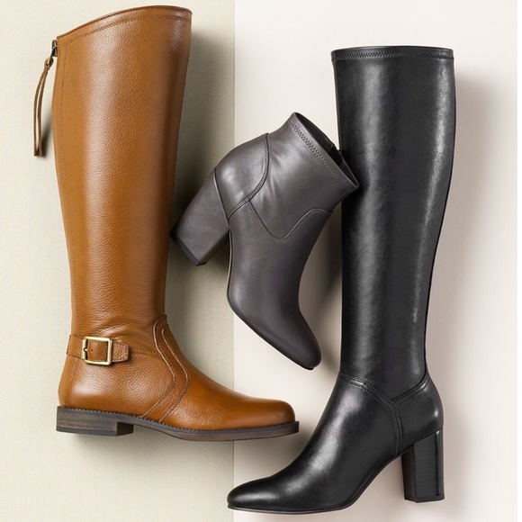 Franco Sarto dark brown tall leather riding boot - Picture 7 of 8