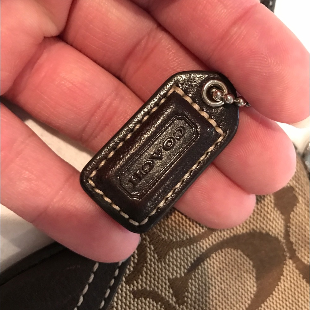 Brown Coach wristlet - Picture 2 of 3
