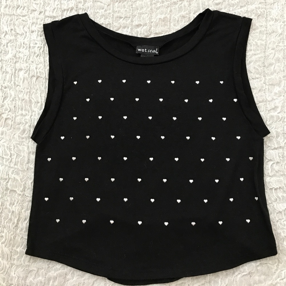 Black top with studs