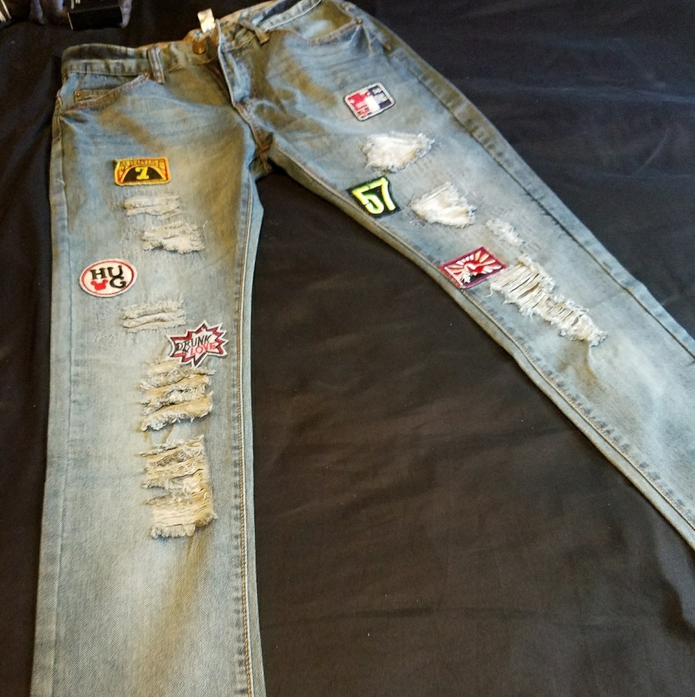 Mens vintage style jeans