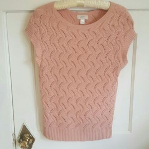 Loft pink sweater tee