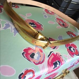 J crew gold tone belt