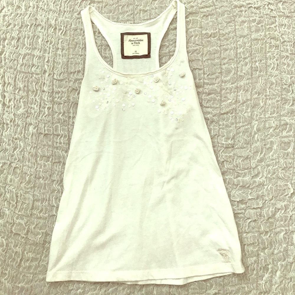 Tank top with sequin details