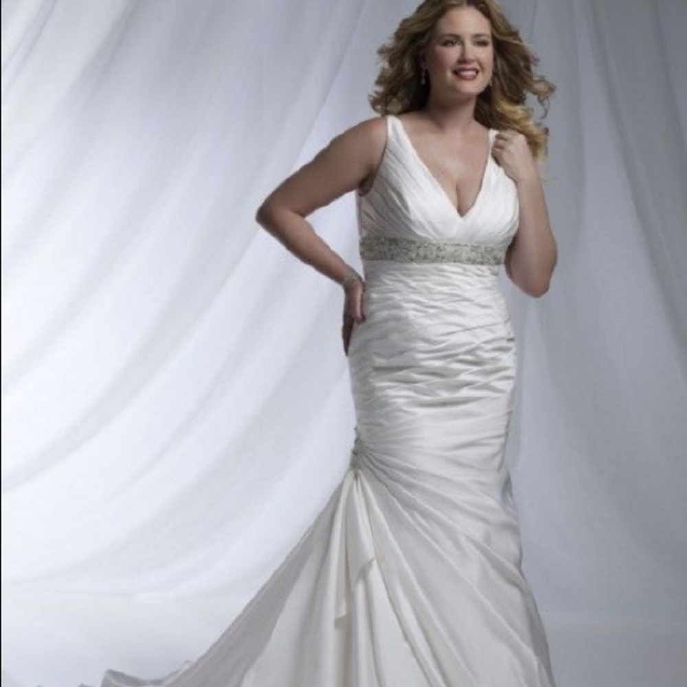 Cara Mia satin bridal gown