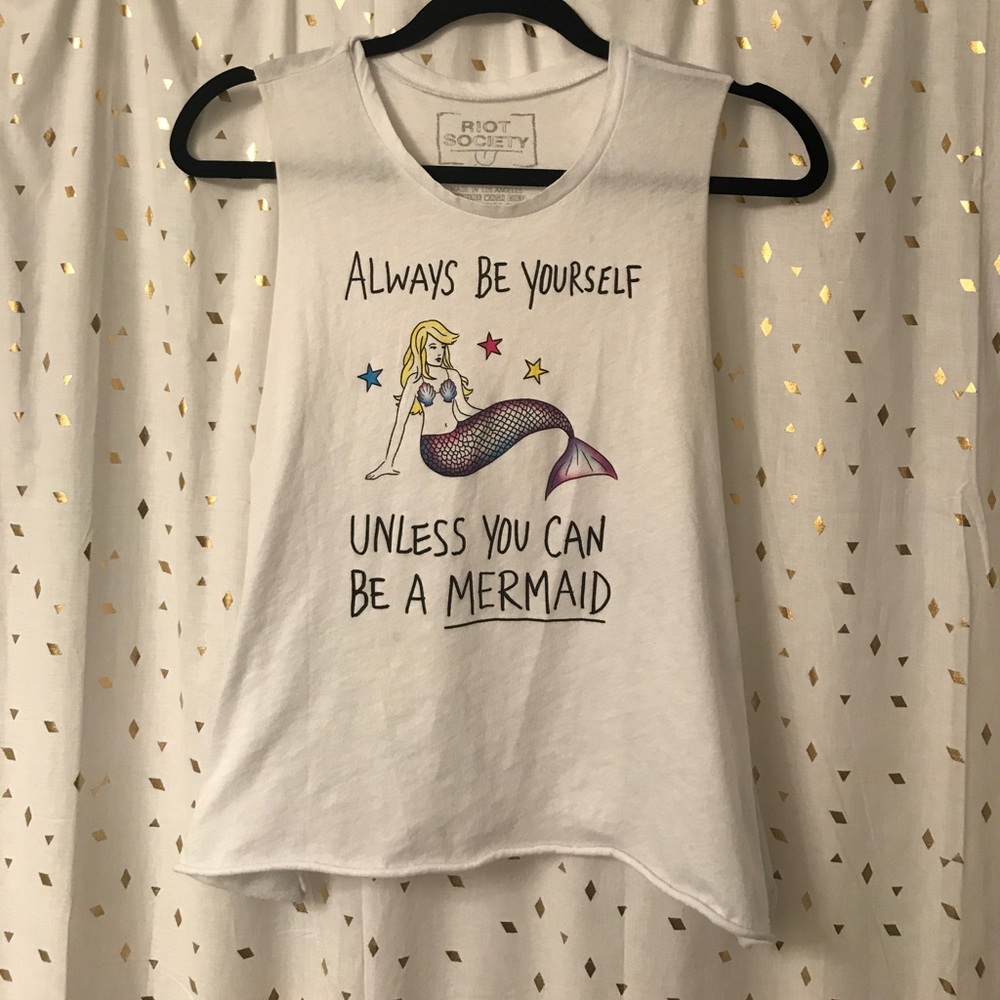 Mermaid tank top, PacSun