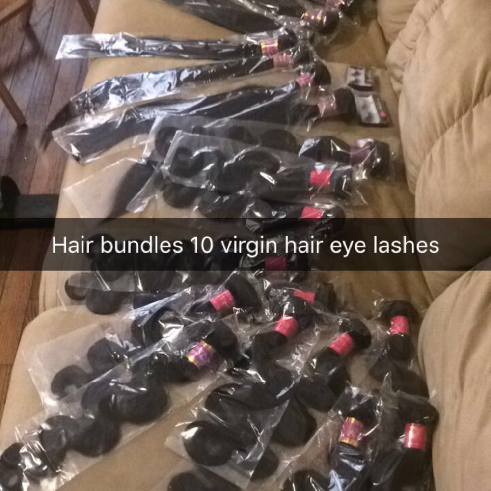 Bundles ofhair 10A mink Brazilian hair