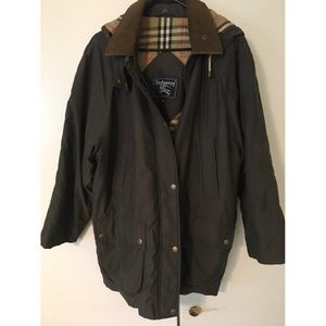 Vintage Burberry Jacket with Detachable Hood