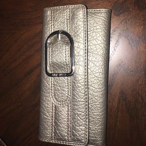 Nine West metallic wallet