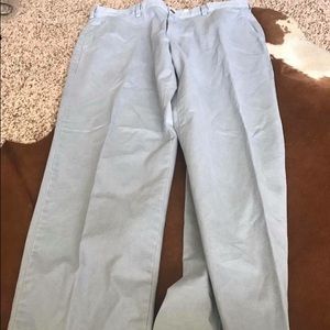 Johnston and Murphy blue khakis