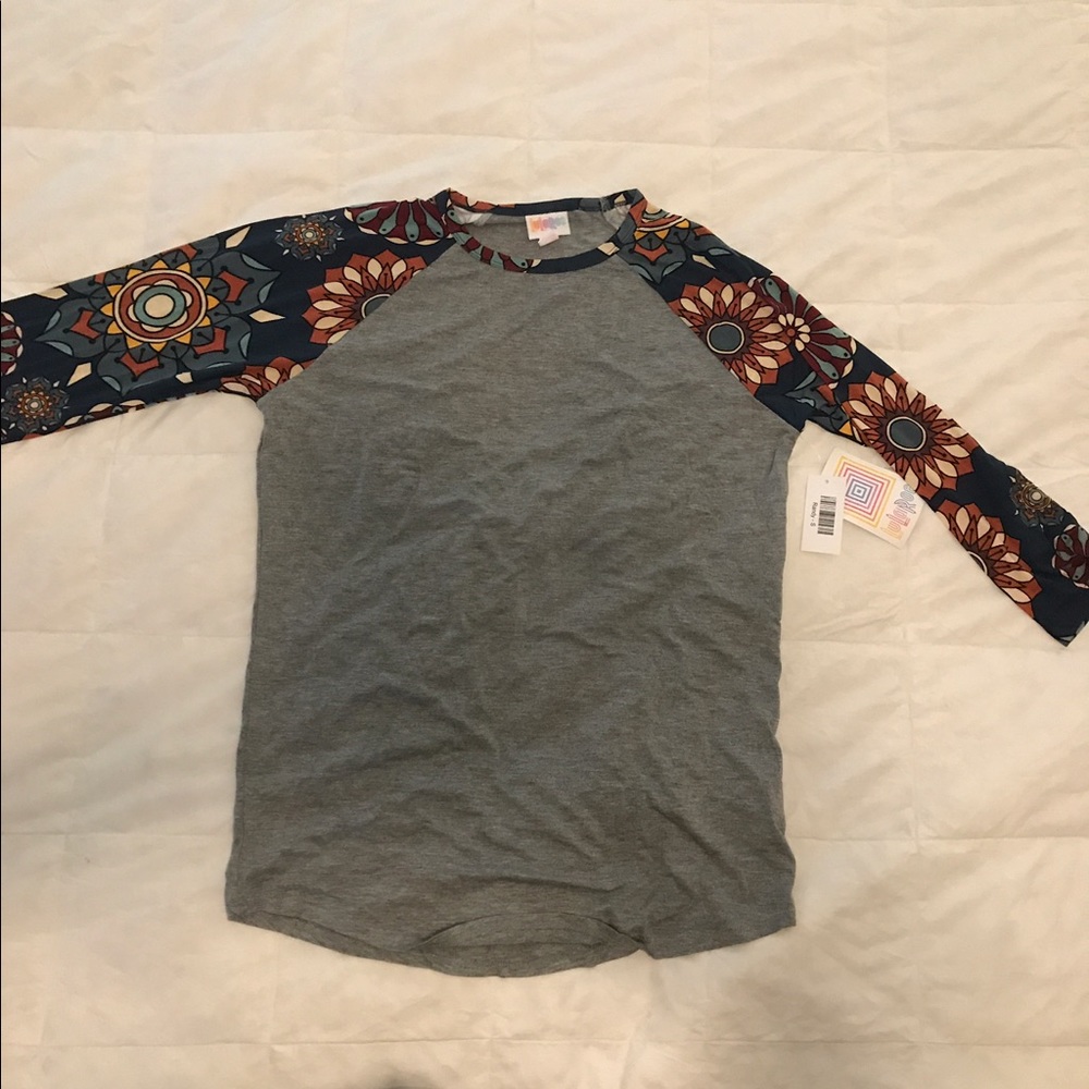 NWT Lularoe Randy floral sleeves size small