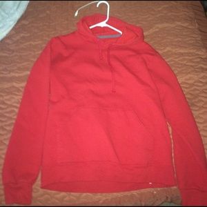 Red hoodie