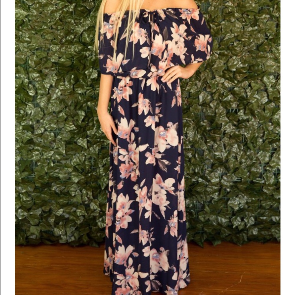 BRAND NEW off the shoulder floral dress