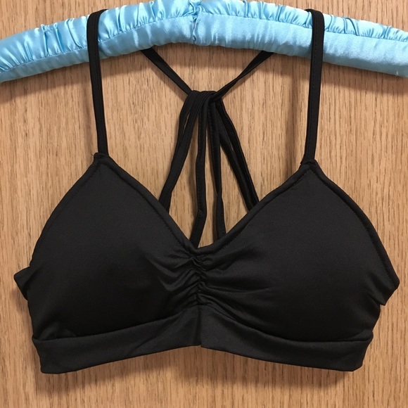 ❗️1 LEFT❗️Black padded bralette with strappy back - Picture 2 of 3