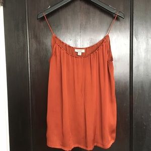 Tucker for Target burnt orange camisole.