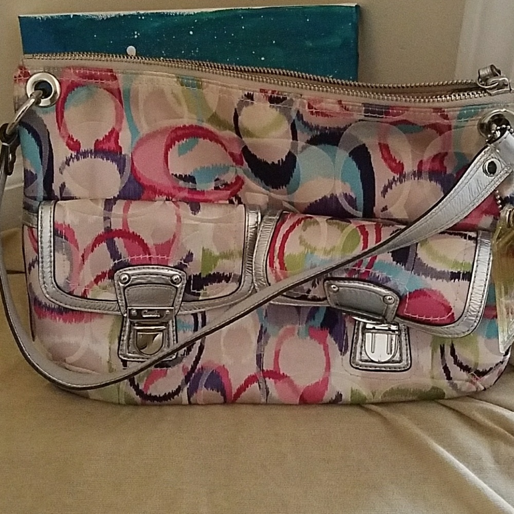 Coach poppy shoulder bag