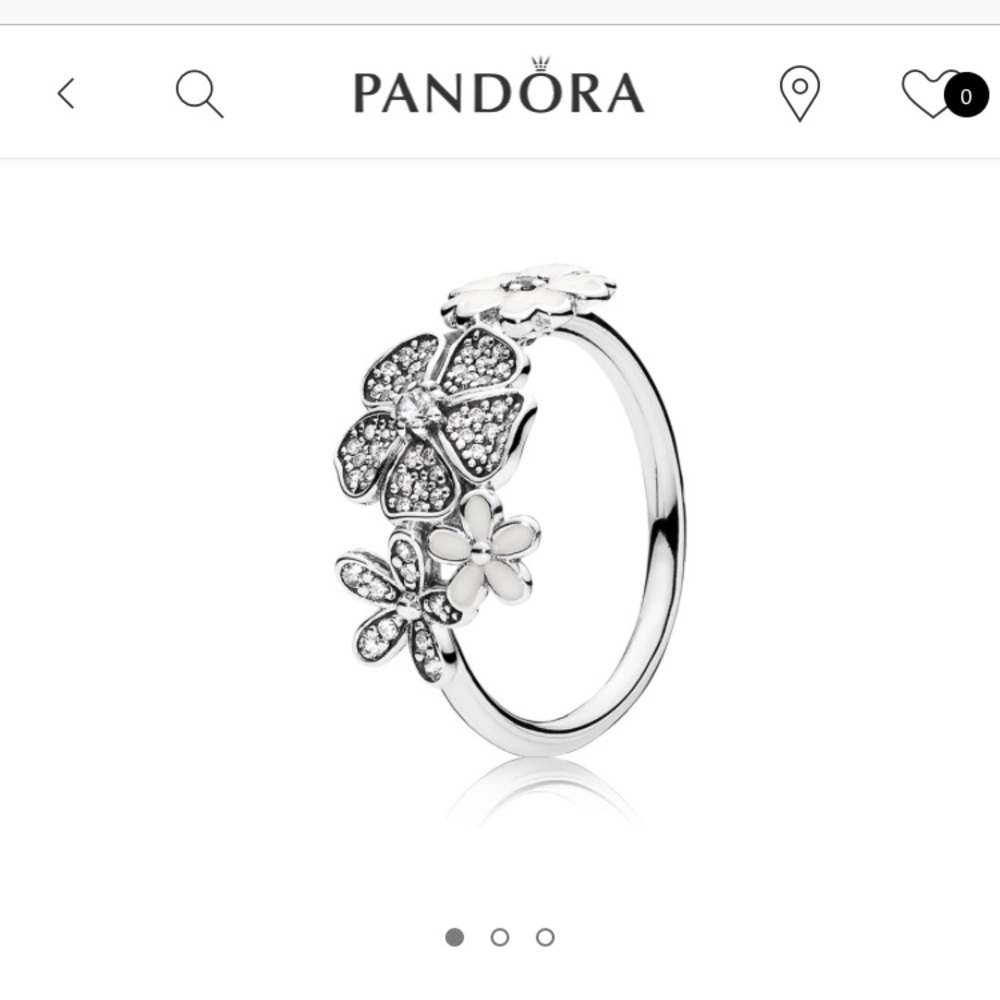 pandora rings，almost new！