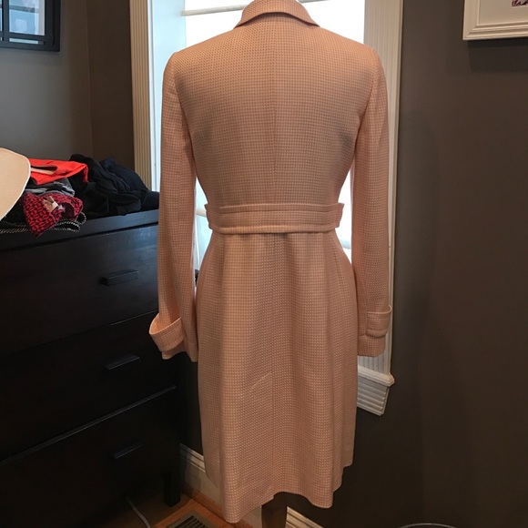 Ann Taylor Loft Houndstooth Spring Pink Jacket - Picture 4 of 7