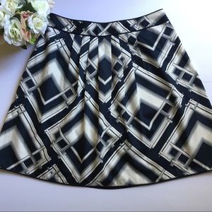 Talbots Petites Sz 8 Front Pleated A-Line Skirt