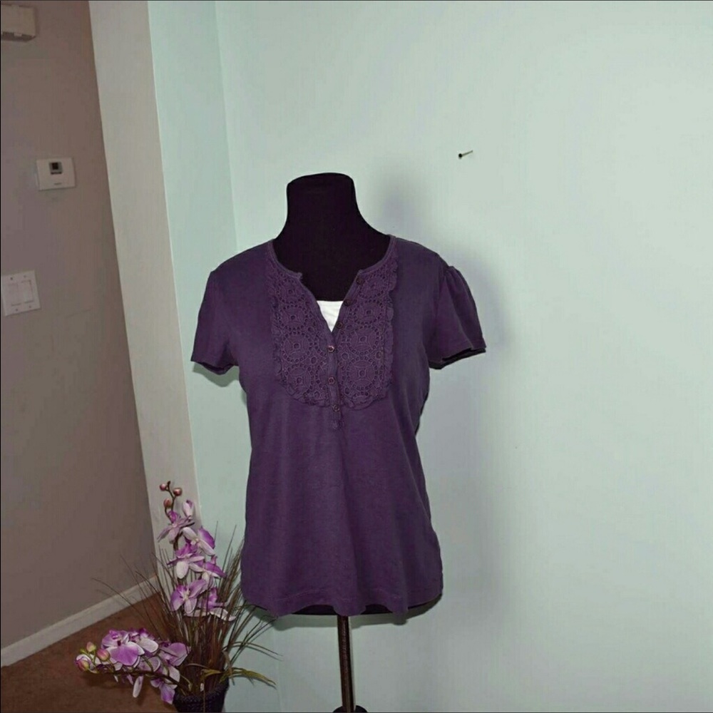 Purple t shirt