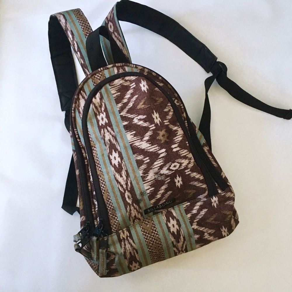SOLD-Billabong Tribal Pattern Small Backpack