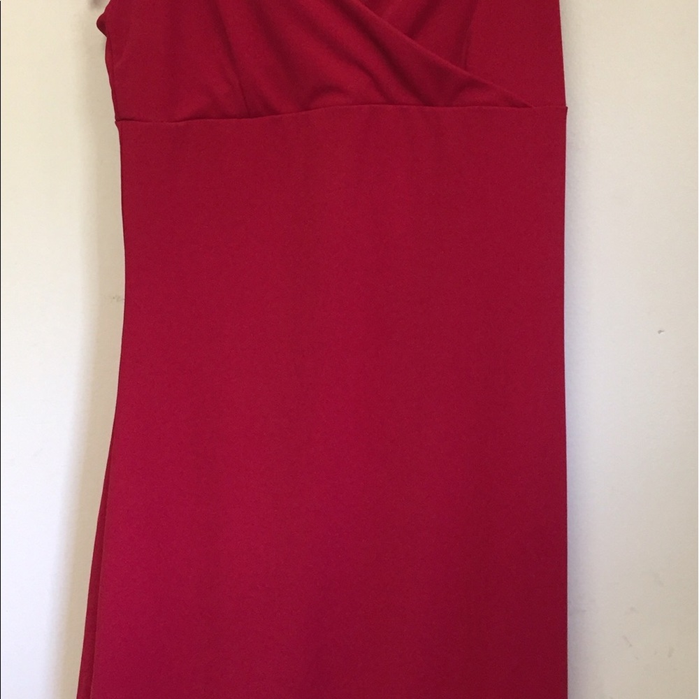 Red Spaghetti Tie Strap