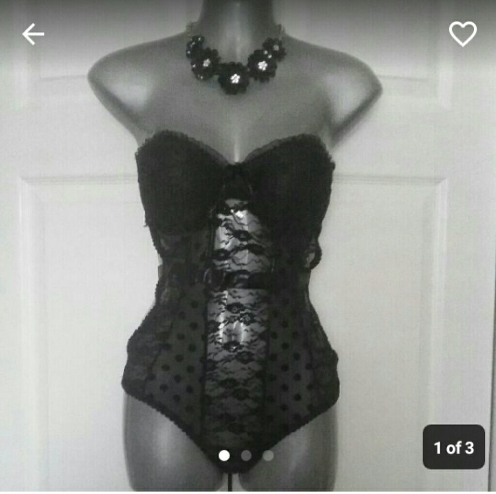 Black Lace Body Suit