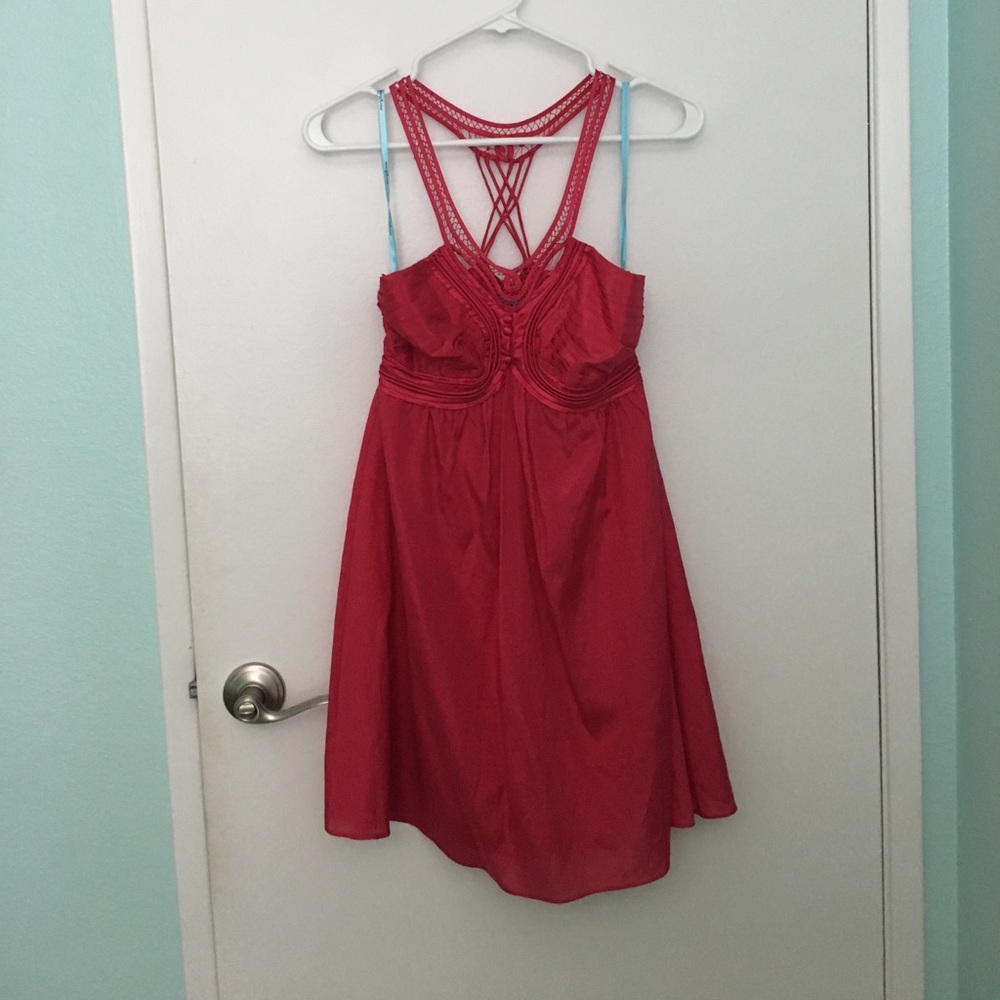 Sexy flirty hot pink dress